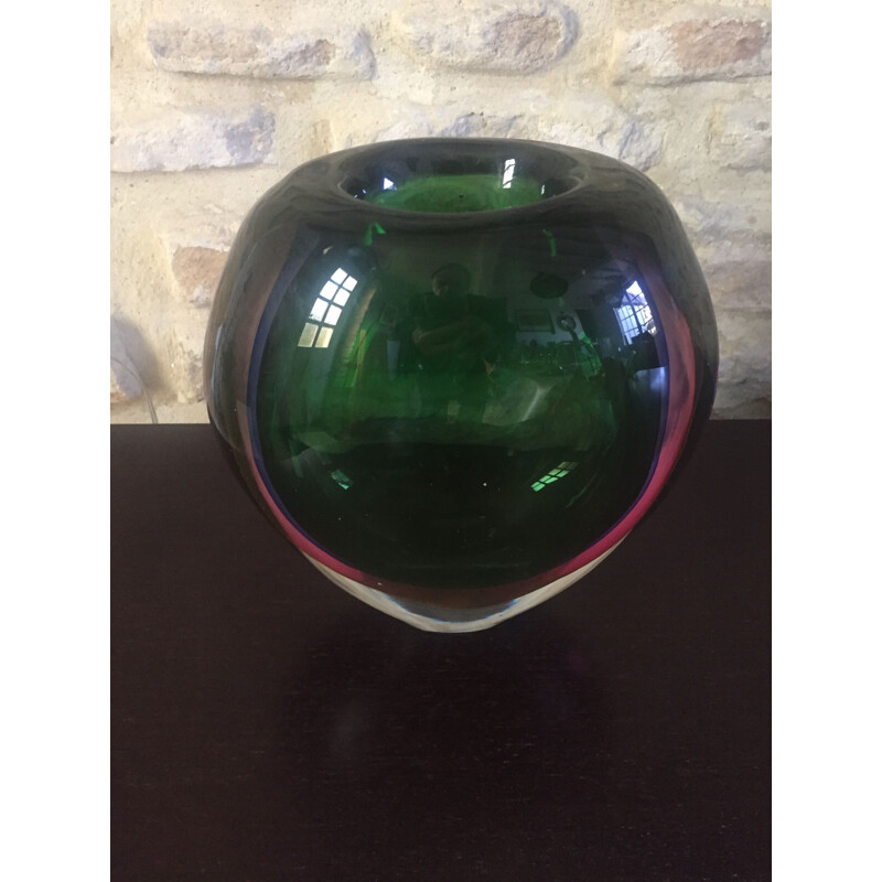 Large vintage vase Murano 1960s