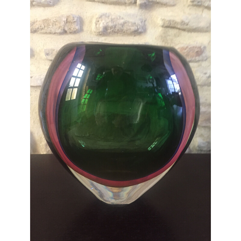 Large vintage vase Murano 1960s