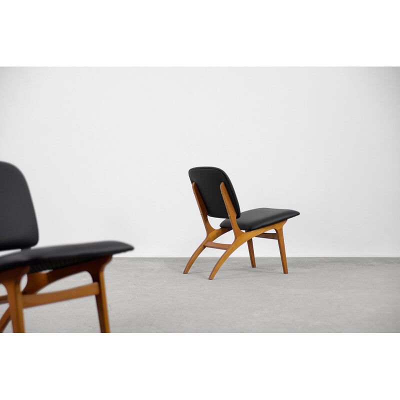 Pair of mid-century Swedish Jylland armchairs by Jio Möbler, 1953