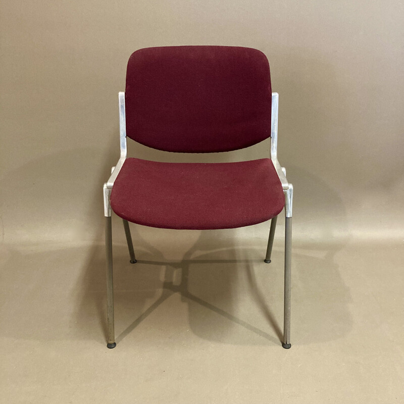 Set of 6 vintage stacking chairs by Giancarlo Piretti for Castelli, 1960s