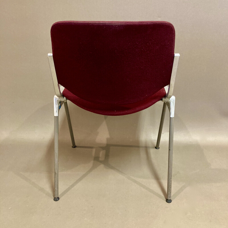 Set of 6 vintage stacking chairs by Giancarlo Piretti for Castelli, 1960s