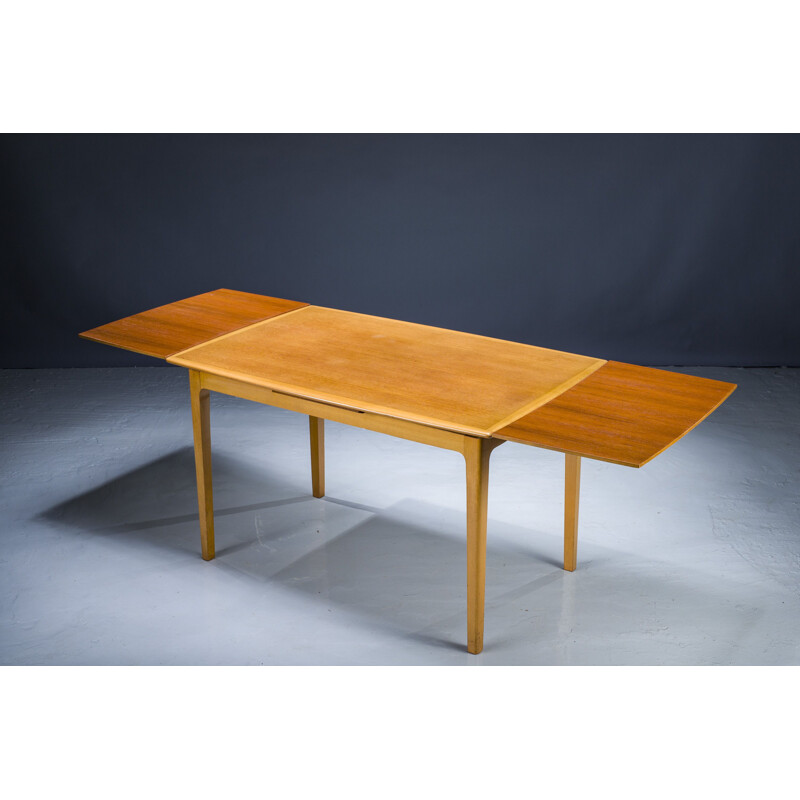 Mid-century extendable teak table, 1960s