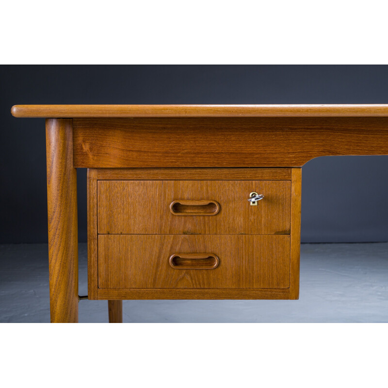 Vintage Danish teak desk, 1960s