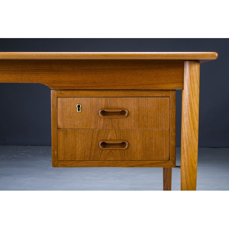 Vintage Danish teak desk, 1960s