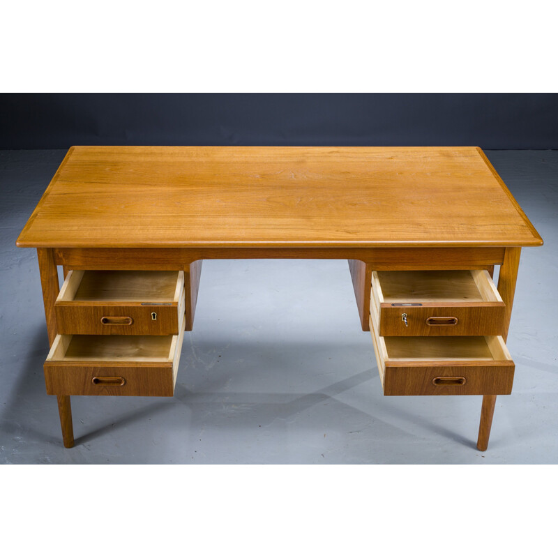 Vintage Danish teak desk, 1960s