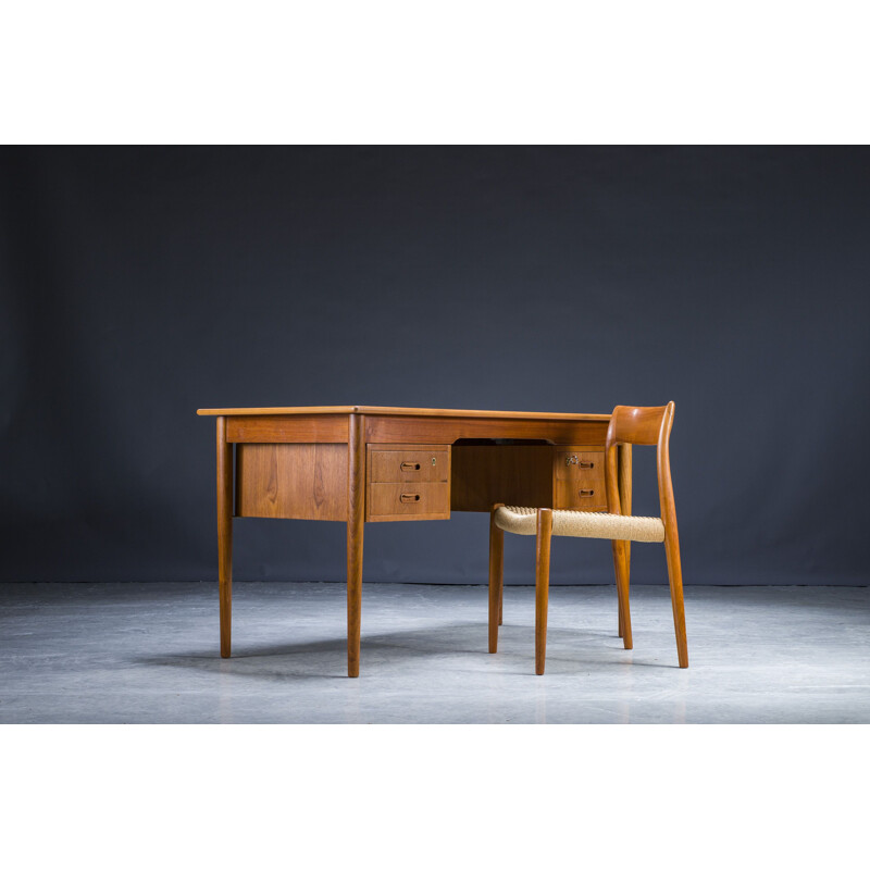 Vintage Danish teak desk, 1960s