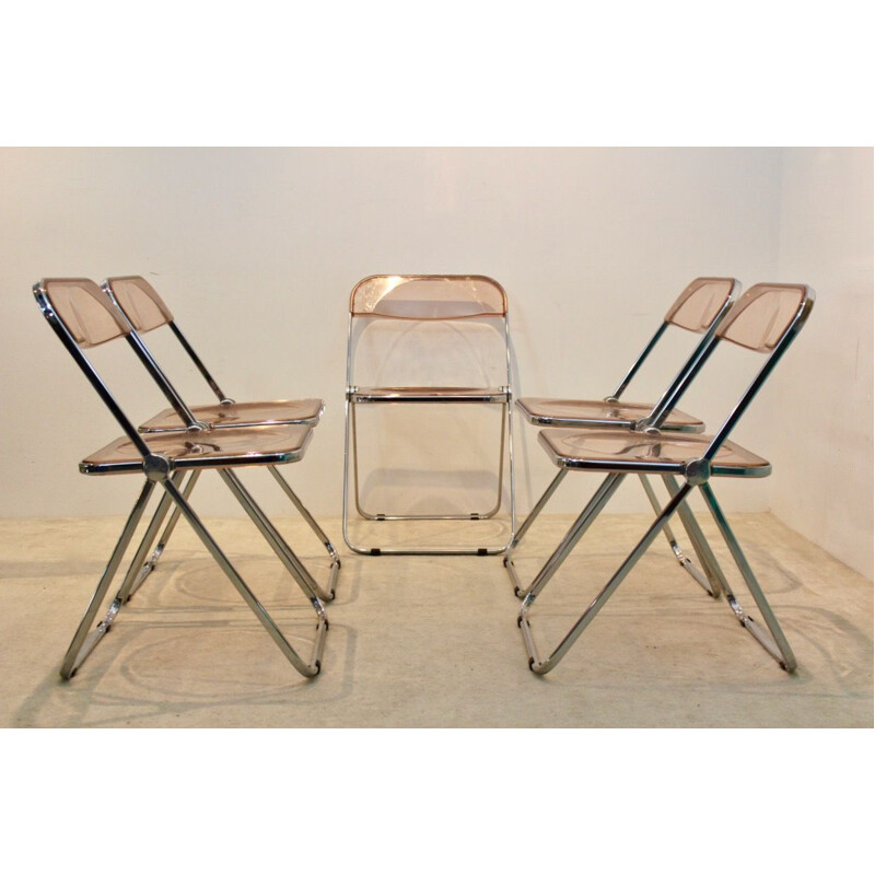 Mid century lucite folding chair by Giancarlo Piretti for Castelli, 1967