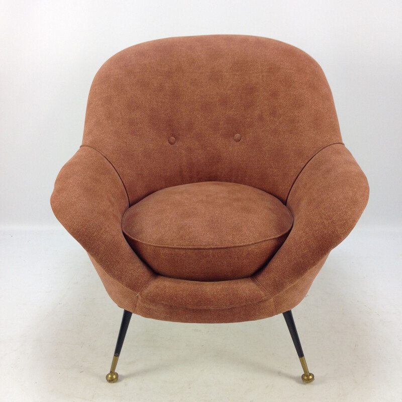 Paar vintage Italiaanse fauteuils, 1950