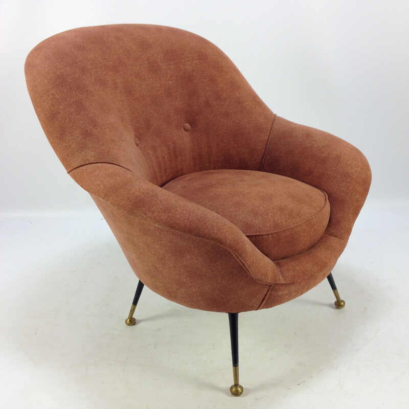 Paar vintage Italiaanse fauteuils, 1950