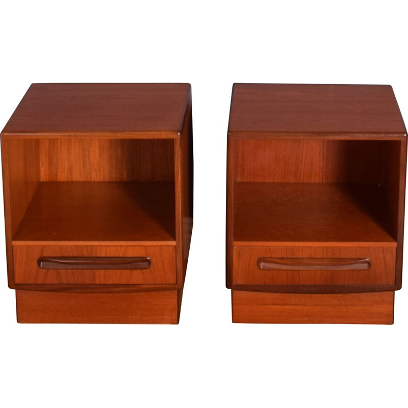 Pair of vintage Fresco night stands by Victor Wilkins for G Plan, 1960s