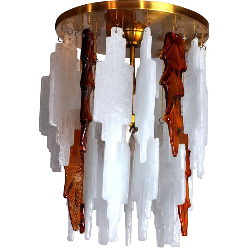 Vintage chandelier Poliarte by Albano Poli, Italy 1970