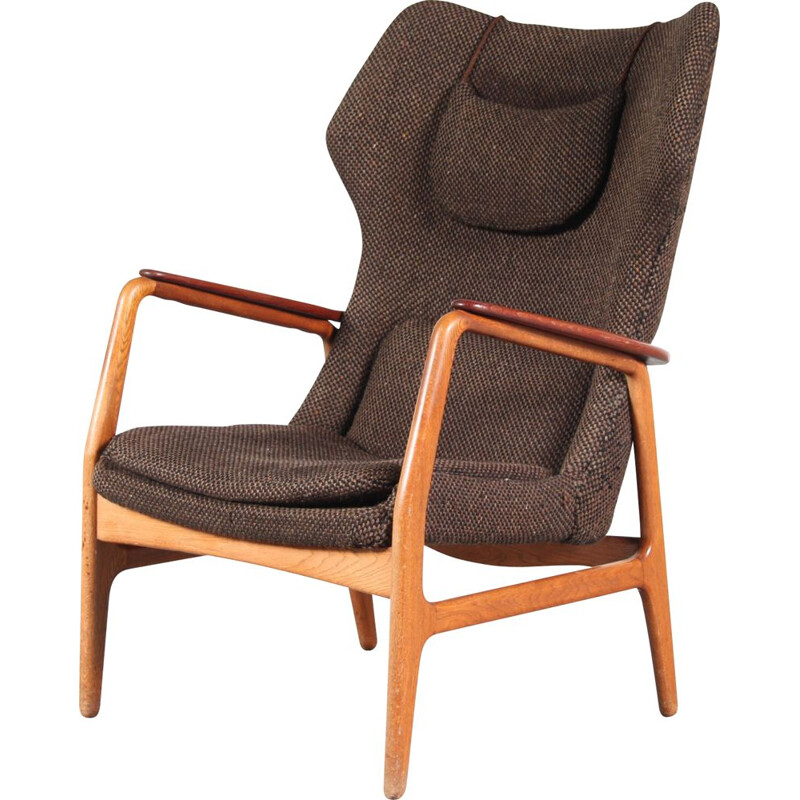 Vintage highback armchair by Aksel Bender Madsen for Bovenkamp, Netherlands 1950s