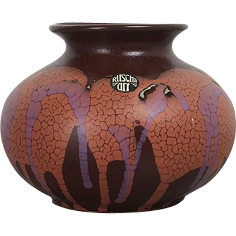 Steuler Fat lava vase in ceramic - 1970s