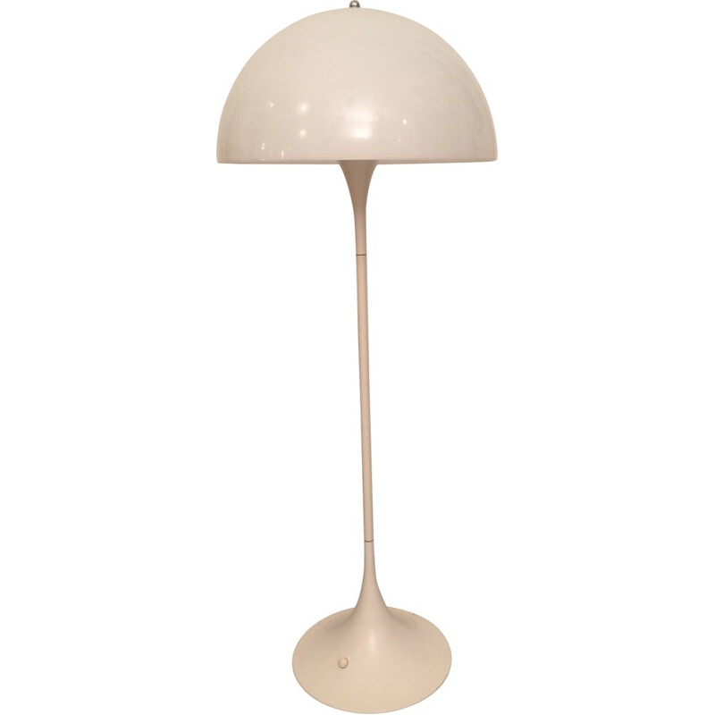 Louis Poulsen "Panthella" floor lamp in white plastic, Verner PANTON - 1970s