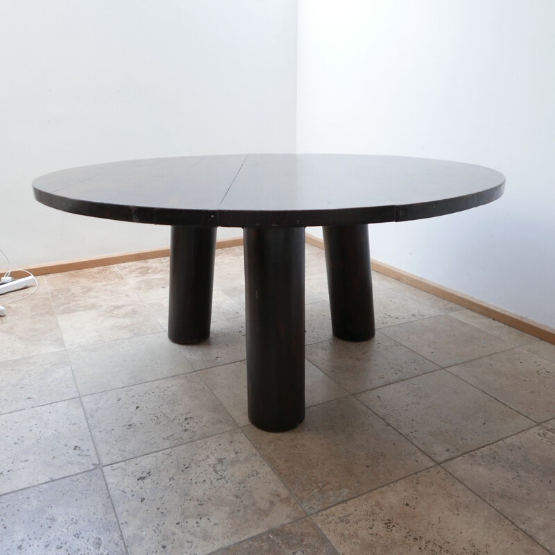 Spanish circular mid-century dining table, 1950s