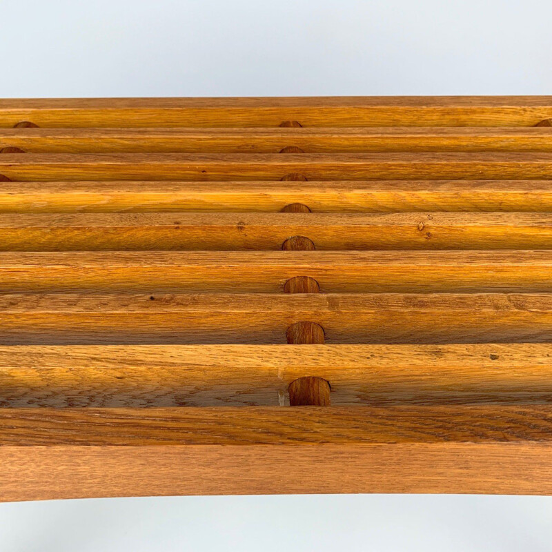 Mid-century Slat Bench - Plant Stand, 1960’s