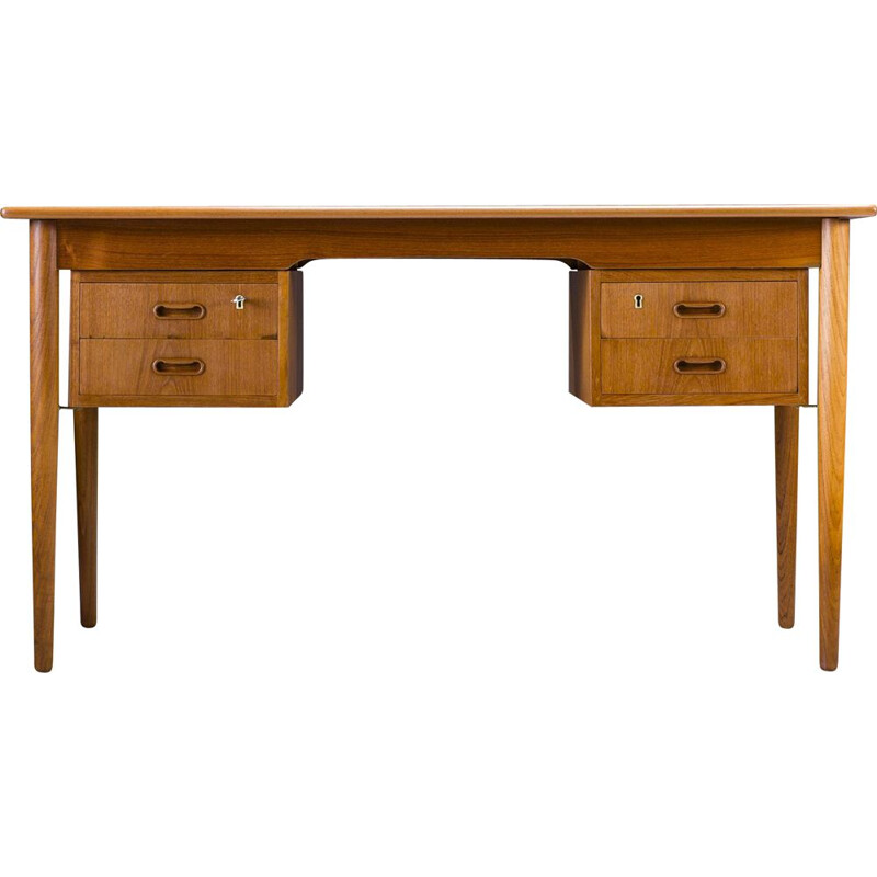 Vintage Danish teak desk, 1960s