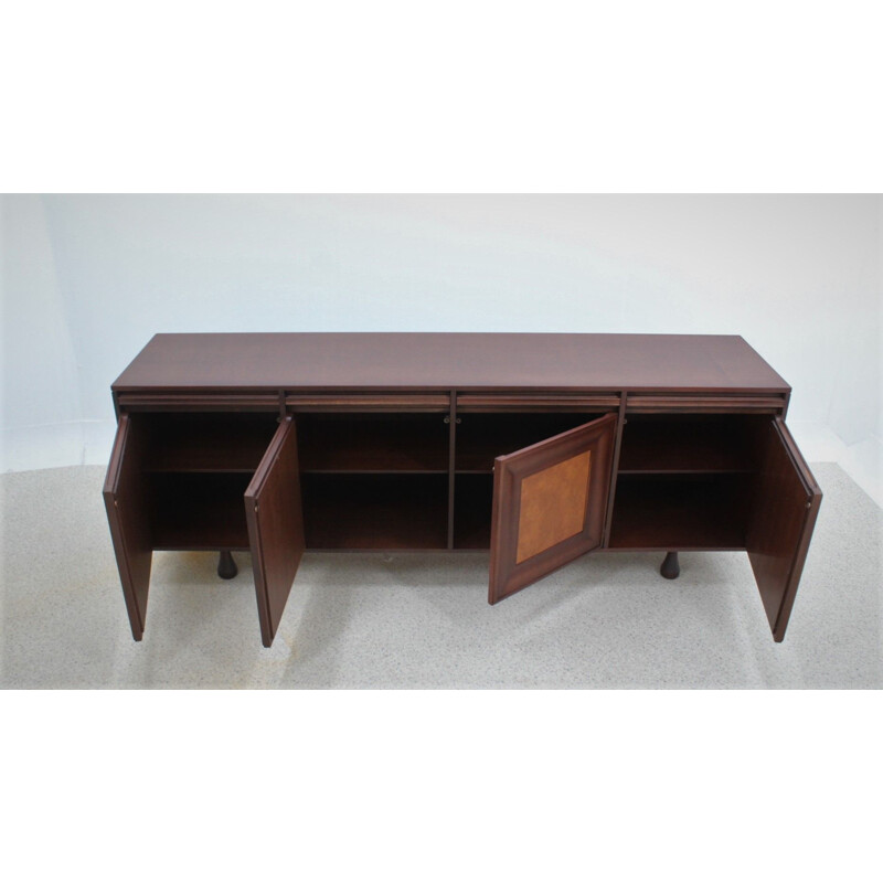 Vintage italian design rosewood sideboard, 1960s