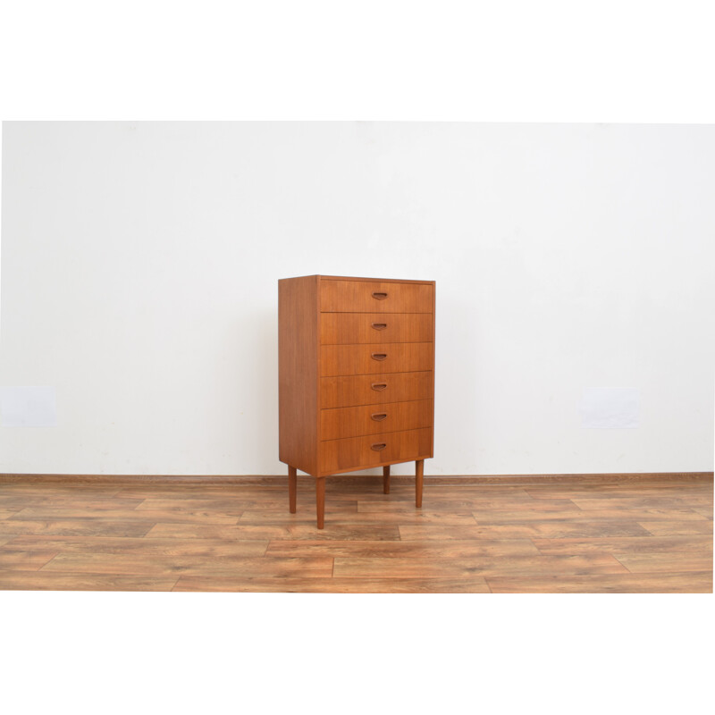 Mid-century Swedish teak chest of drawers, 1960s