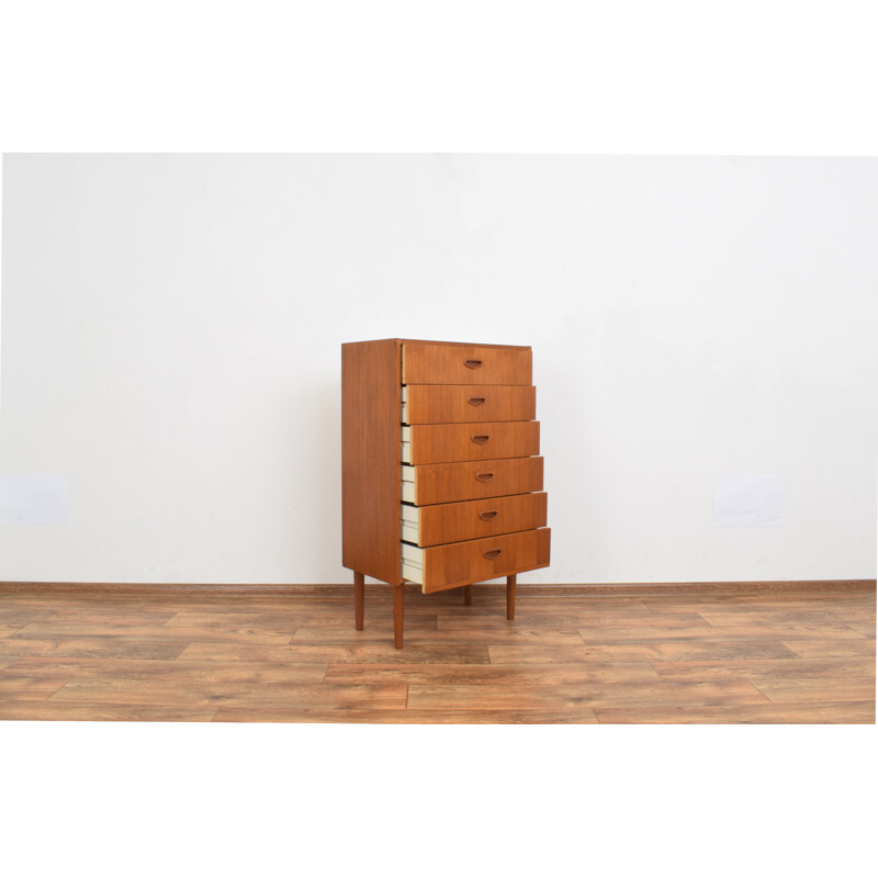 Mid-century Swedish teak chest of drawers, 1960s