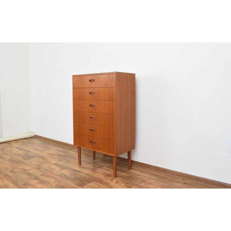 Mid-century Swedish teak chest of drawers, 1960s