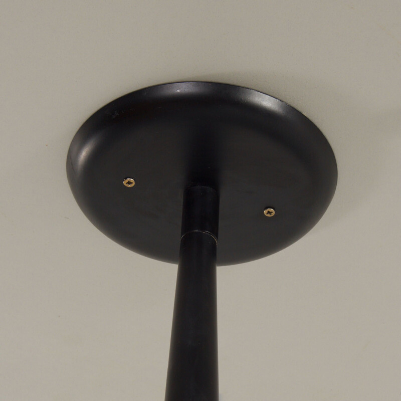 Vintage adjustable counterbalance pendant lamp by Herda, 1980s