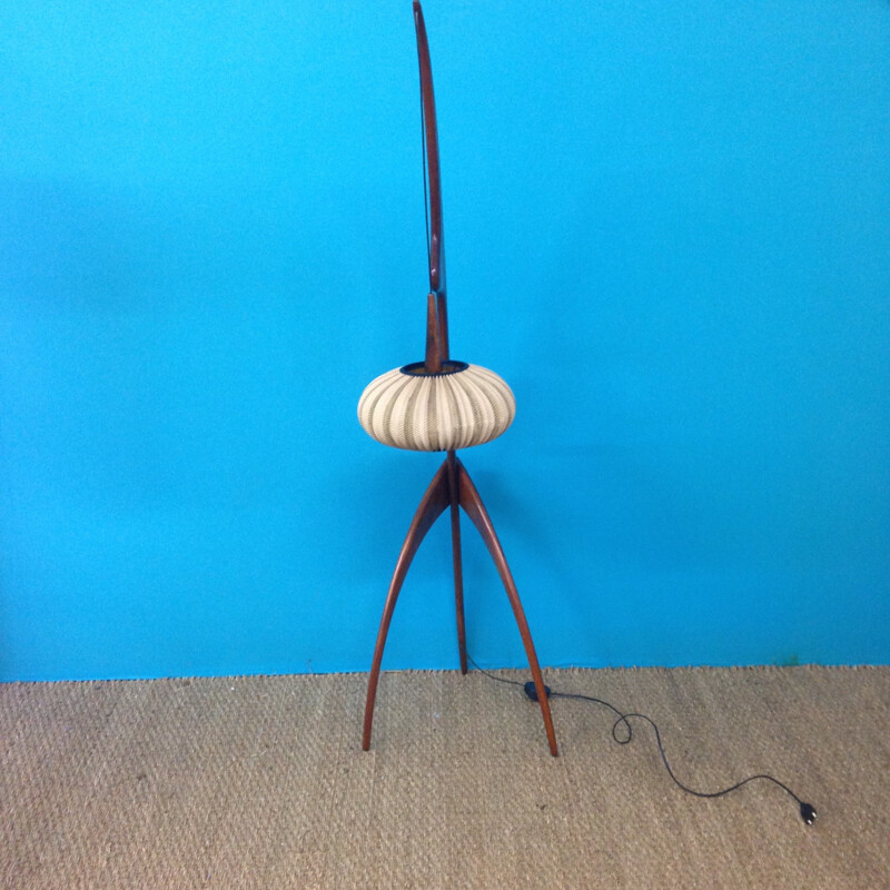 Floor lamp "Praying Mantis", Jean RISPAL - 1950s