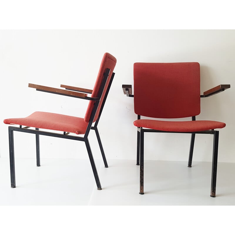 Paire de chaises Spectrum en laine, Martin VISSER - 1960