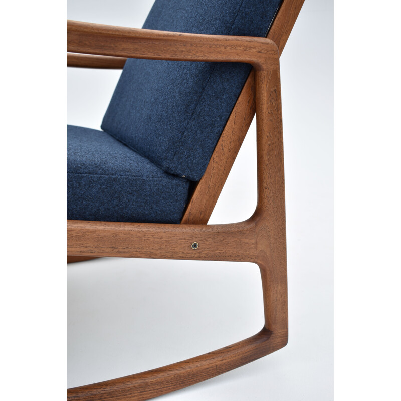  Rocking chair vintage modèle 120 en teck par Ole Wanscher pour France & Son, Danemark