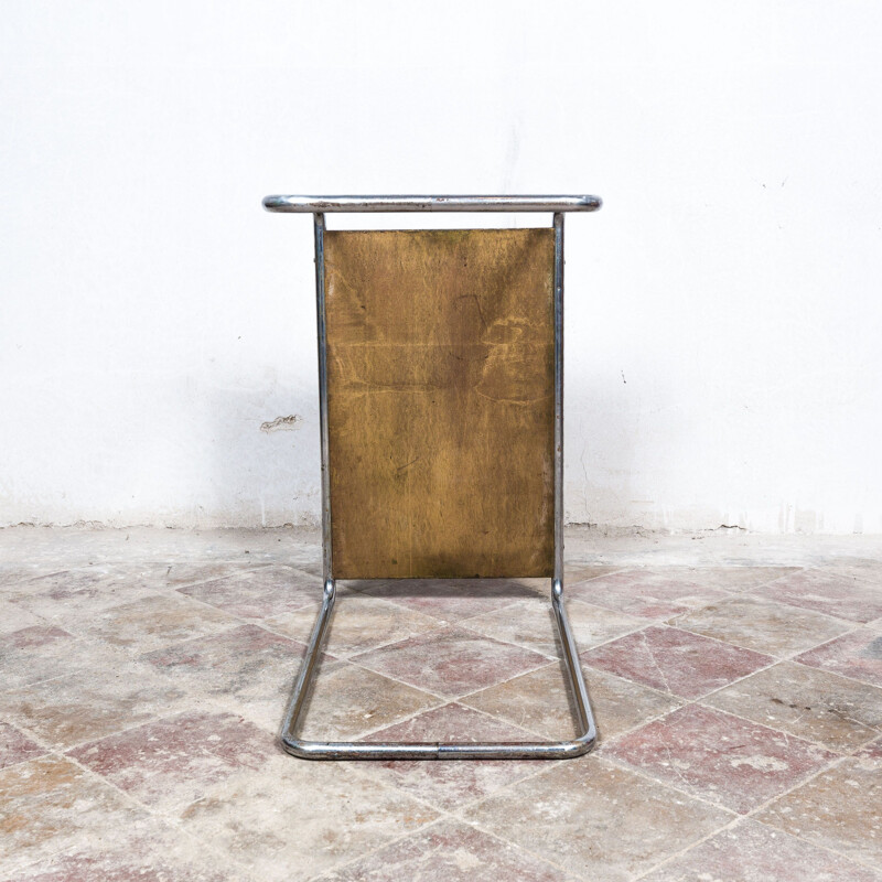 Vintage Thonet B 9 side table by Marcel Breuer