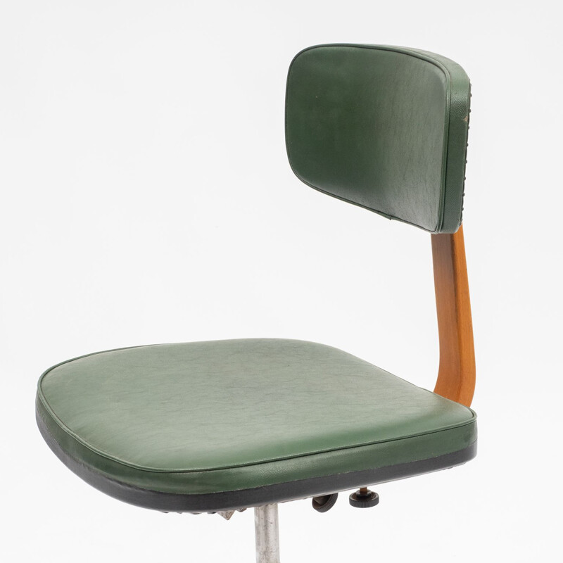 Vintage adjustable office chair for Stoll Giroflex, 1950s