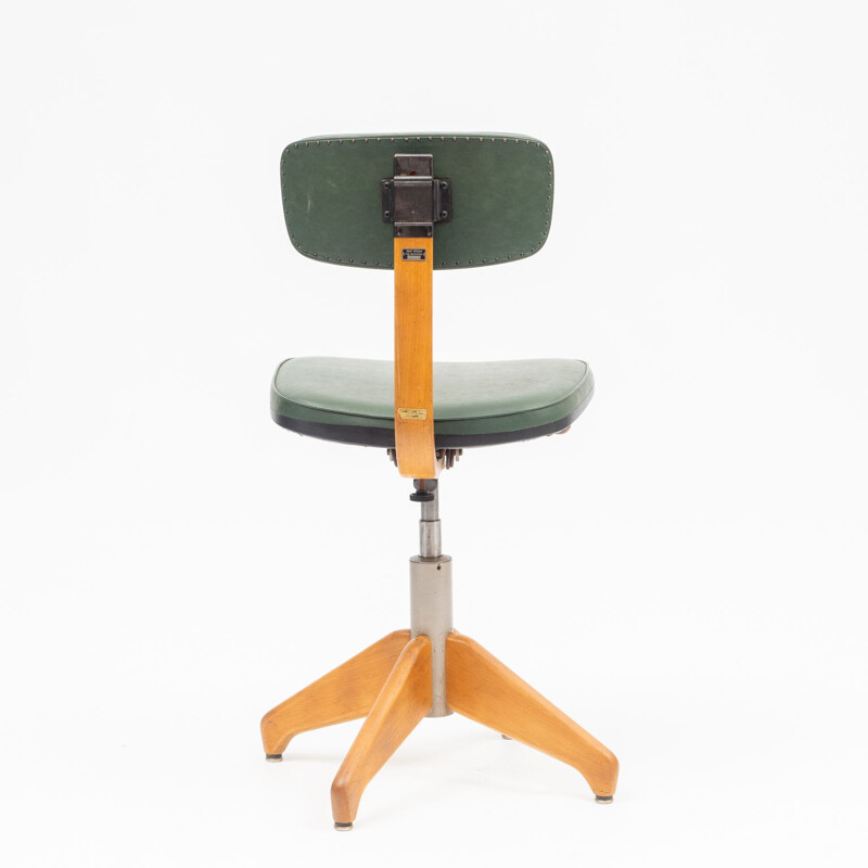 Vintage adjustable office chair for Stoll Giroflex, 1950s