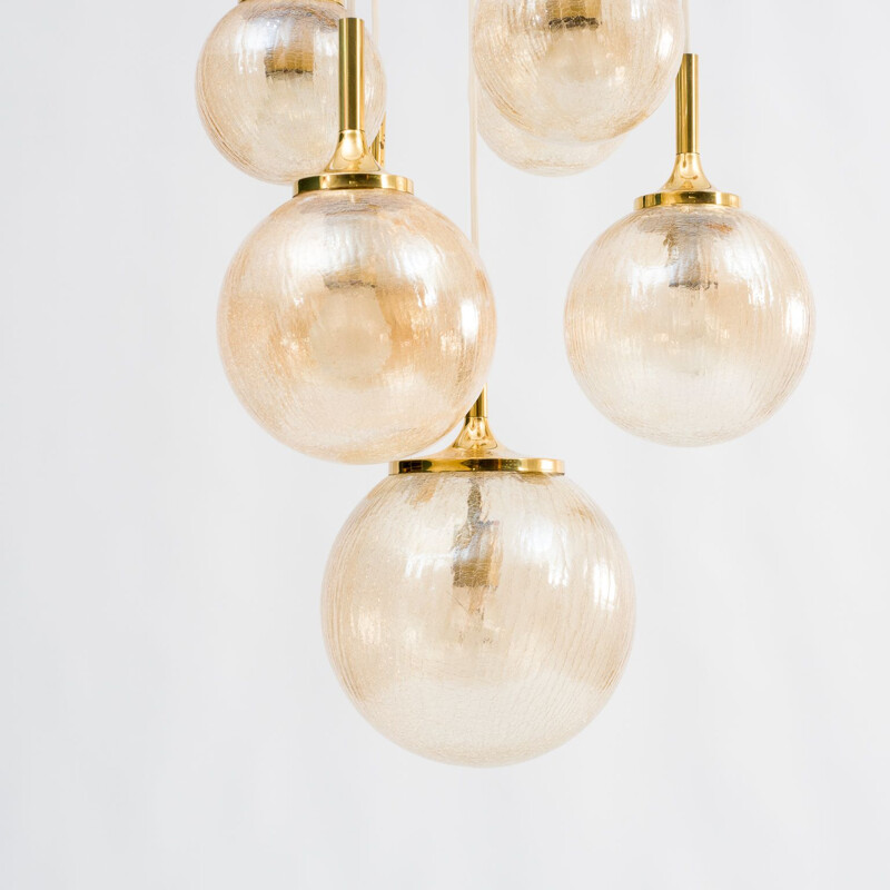 Mid century cascade pendant lamp, 1960s