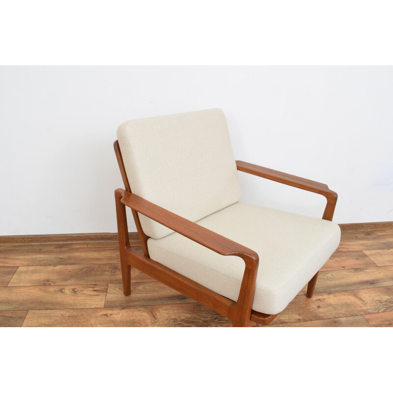 Mid-century Danish teak armchair, 1960s