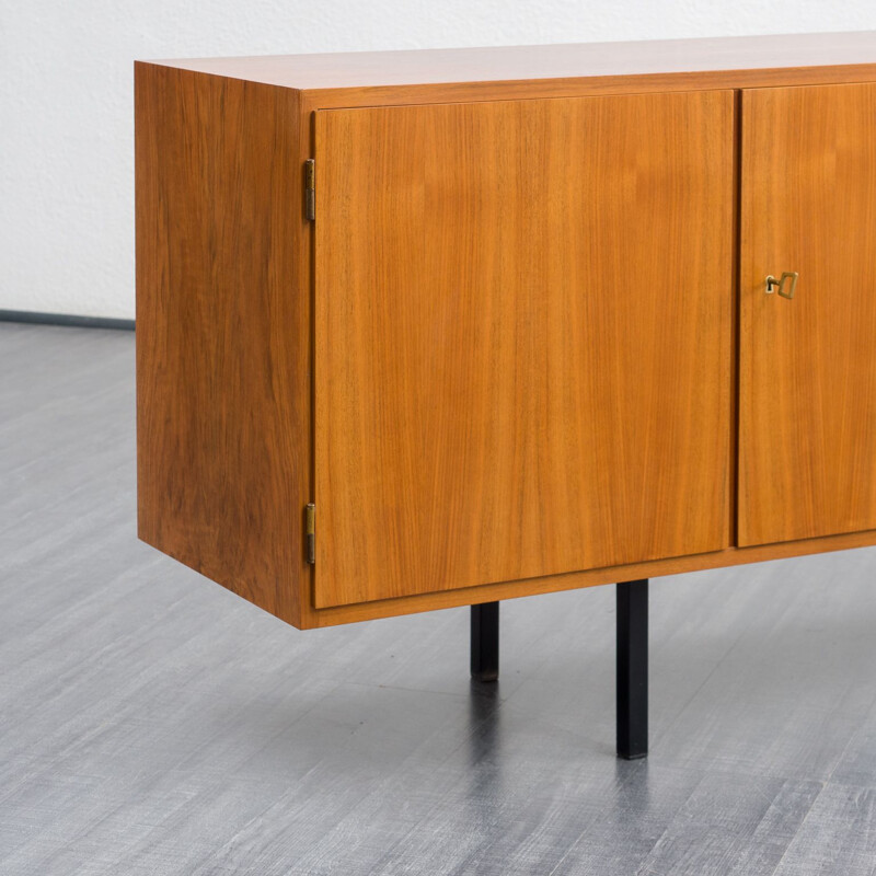 Large vintage swalnut sideboard, 1950s