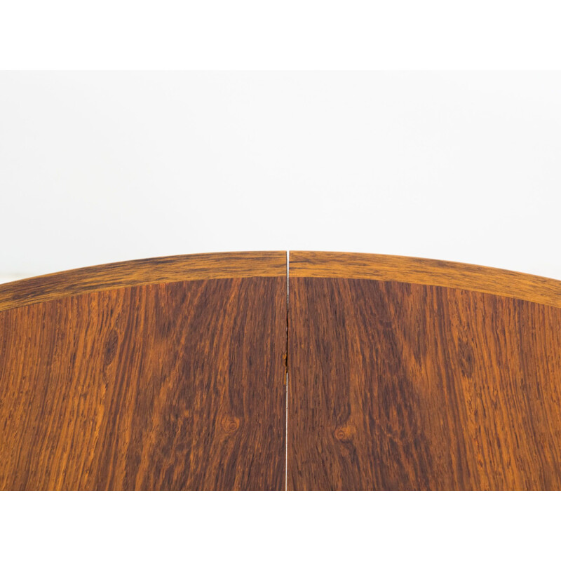 Vintage extendable rosewood dining table by Gudme Møbelfabrik