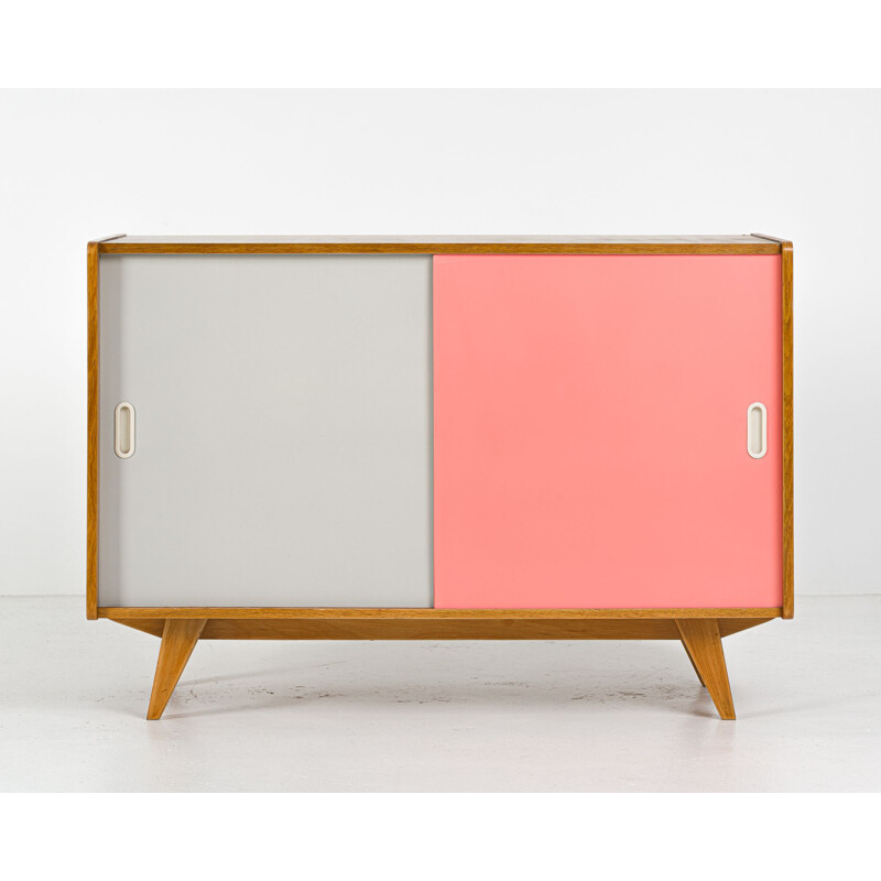 Vintage U-452 highboard by Jiří Jiroutek for Interier Praha, 1960s