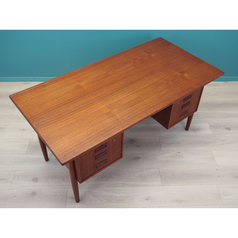 Teak vintage desk, Denmark 1960s