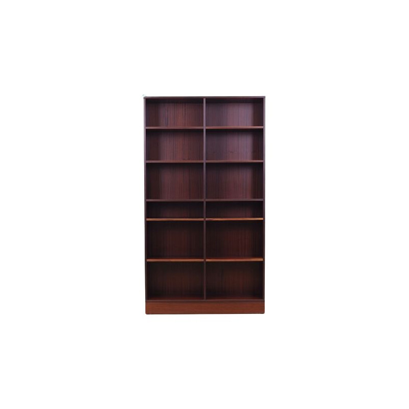 Vintage mahogany bookcase, Denmark 1970