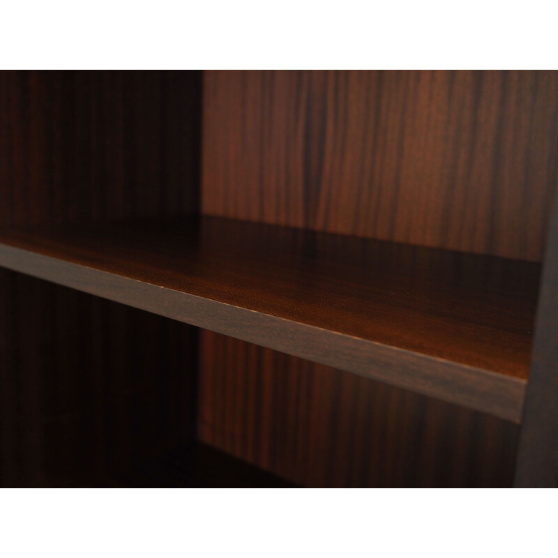 Vintage mahogany bookcase, Denmark 1970