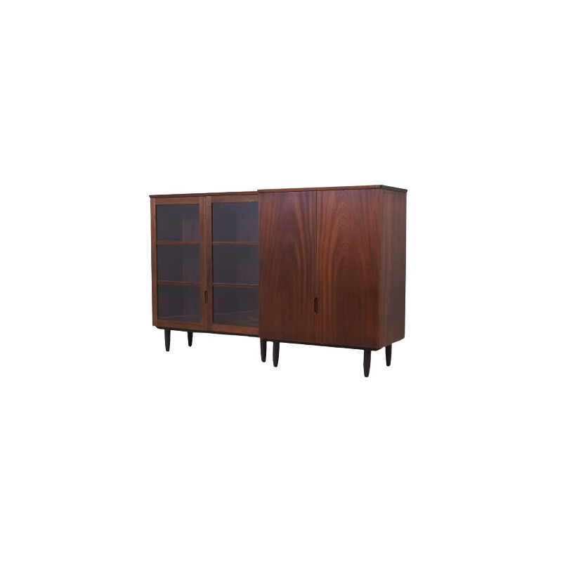 Mahogany Danish vintage highboard by Svend Langkilde, 1970s