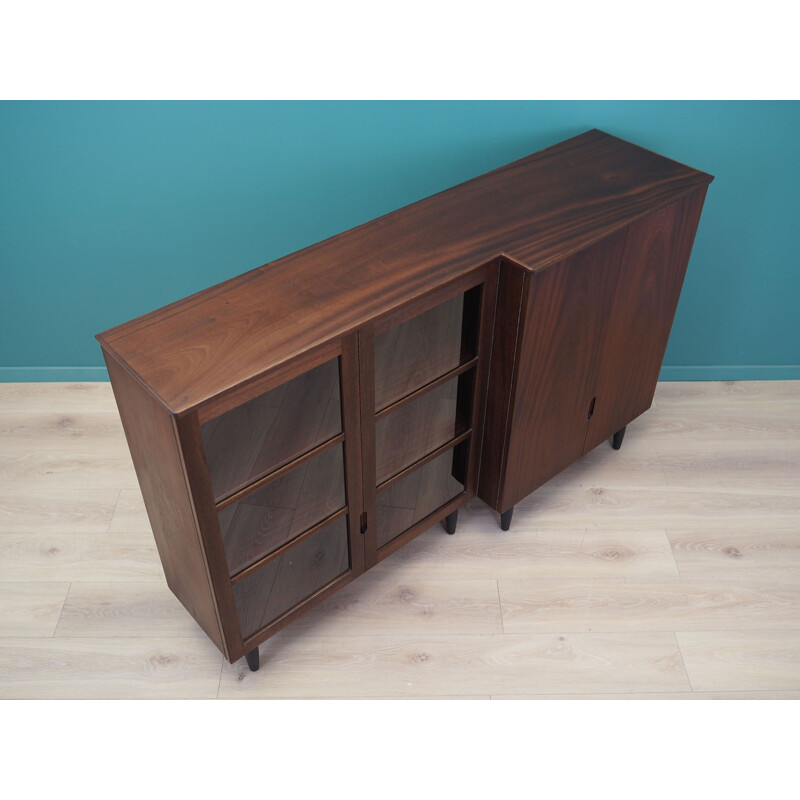 Mahogany Danish vintage highboard by Svend Langkilde, 1970s