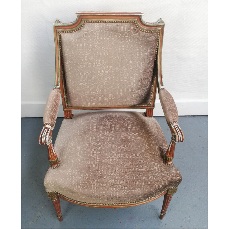 Vintage armchair Louis XVI style