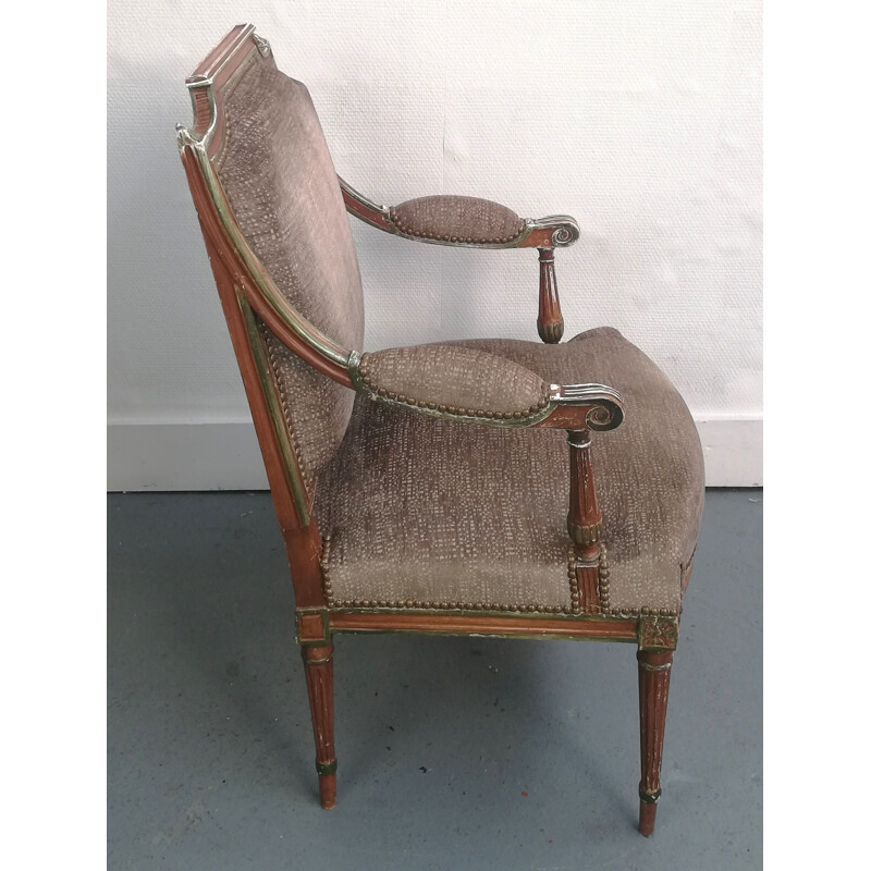 Vintage fauteuil Louis XVI stijl