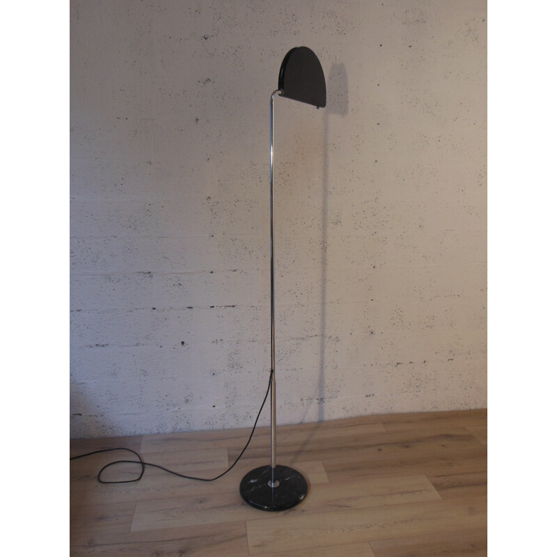 Halogen floor lamp "Mezza Luna", Bruno GECCHELIN - 1970s