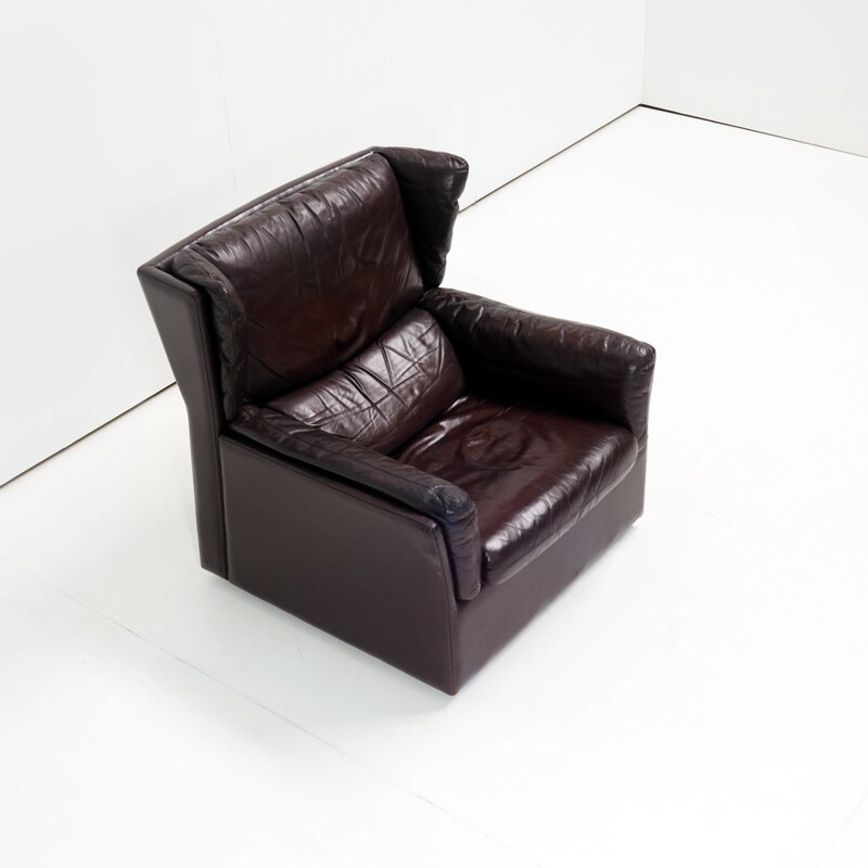 Fauteuil vintage en cuir