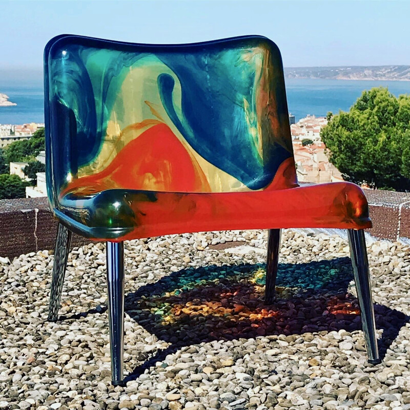 Chaos vintage armchair por Pepe Tanzi, Itália 1990