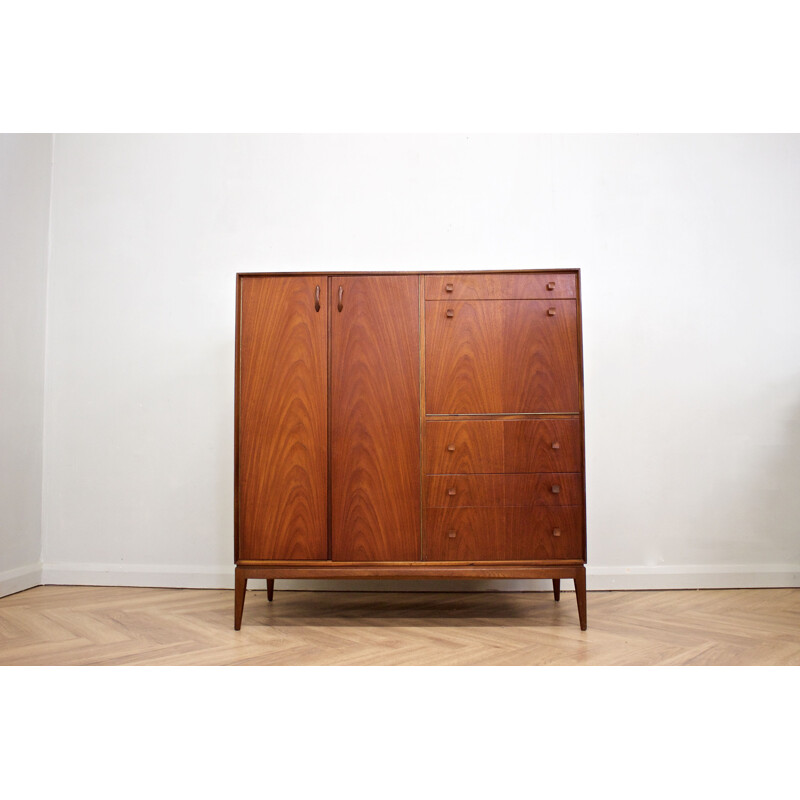 Teak compact vintage cabinet from McIntosh, 1960s