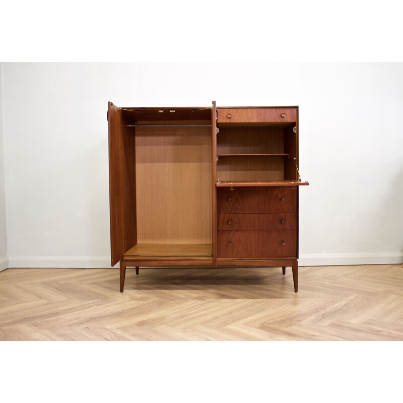 Teak compact vintage cabinet from McIntosh, 1960s