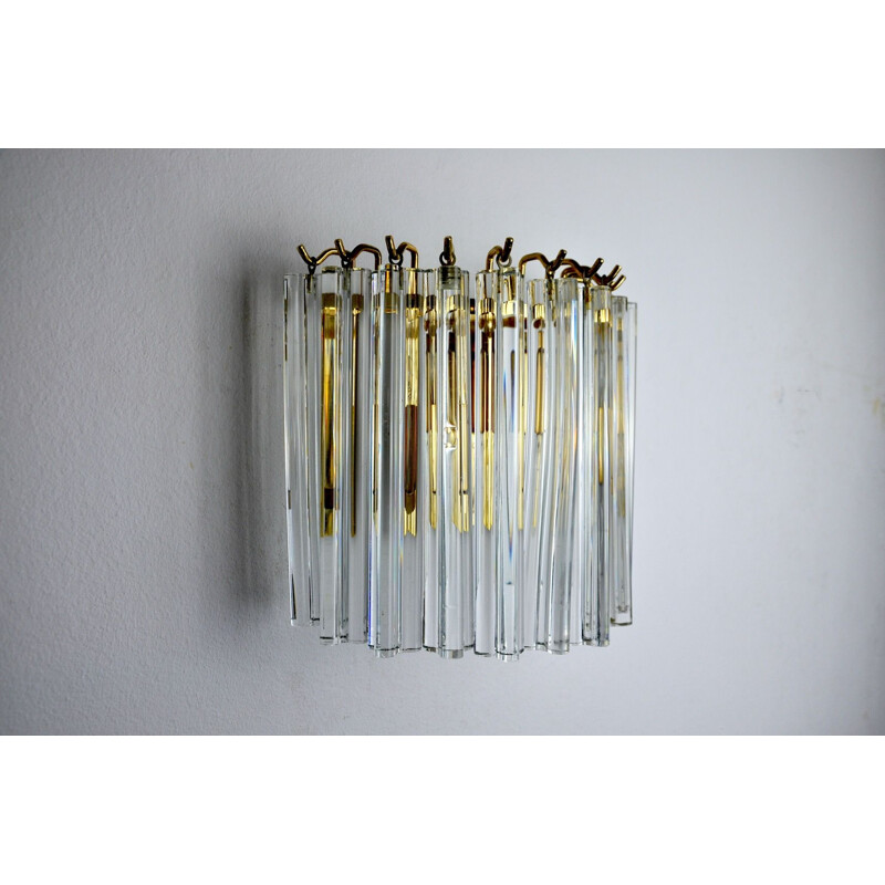 Vintage wall lamp Venini, Italy 1970